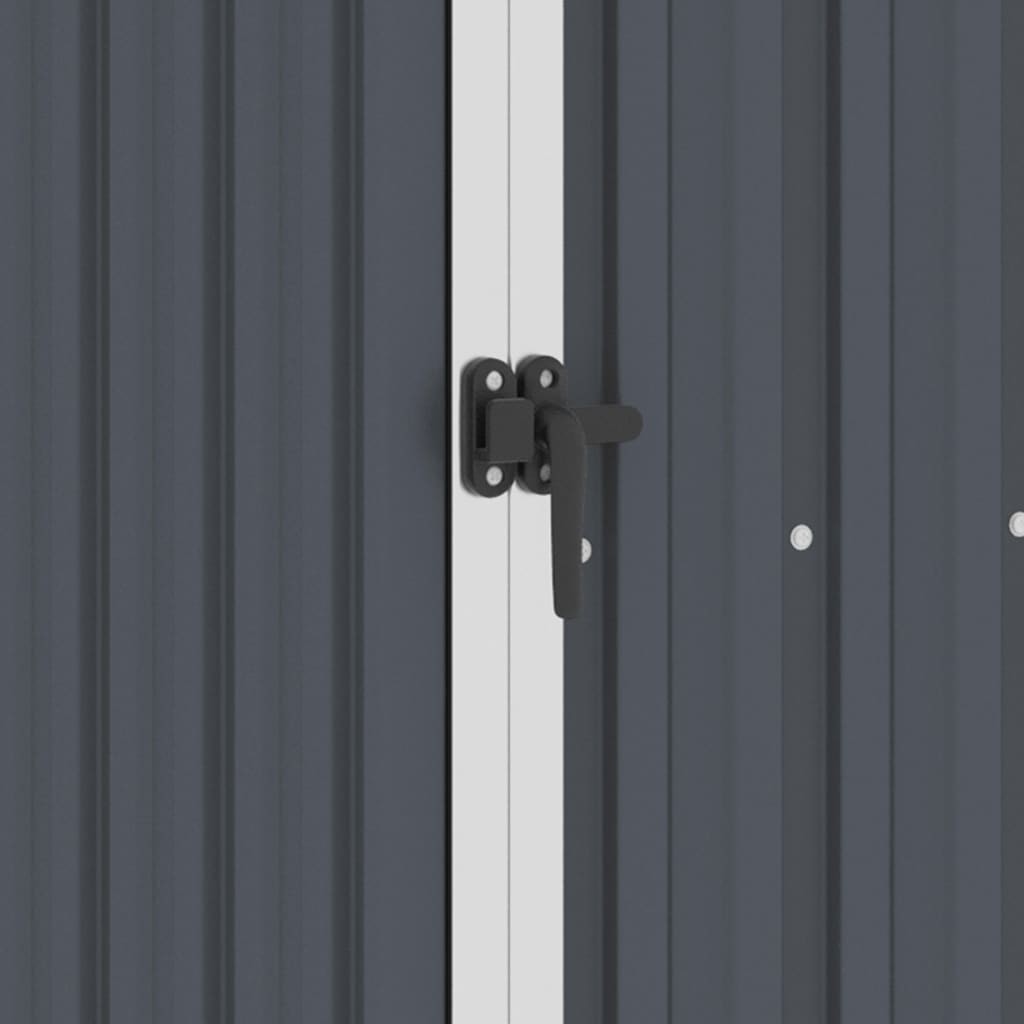 Garden Shed Anthracite 87x98x159 cm Galvanised Steel